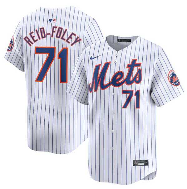 Men's New York Mets #71 Sean Reid-Fole White 2024 Home Limited Stitched Baseball Jersey Dzhi,We sell and wholesale Men's New York Mets #71 Sean Reid-Fole White 2024 Home Limited Stitched Baseball Jersey Dzhi on line form chian!